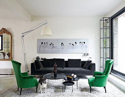 4 ways to decorate around your charcoal sofa - maria killam - the