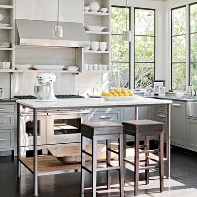 Gray kitchen