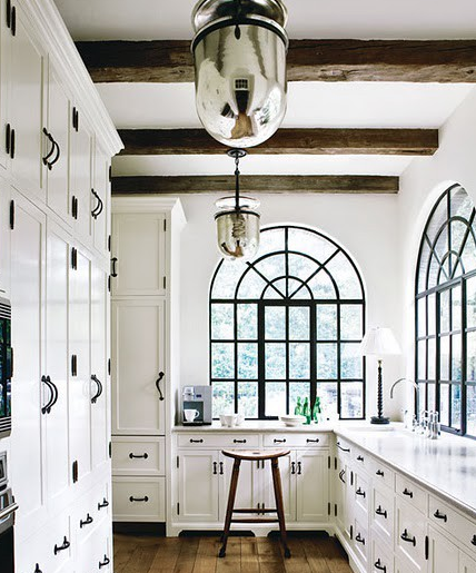 White Cabinets, White Cabinets With Black Hardware