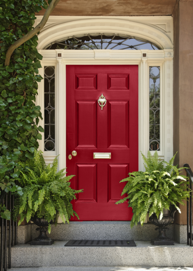 Front door colors for tan house