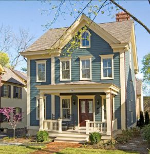 Exterior Trim: White is Nautical; Yellow is Heritage - Maria Killam