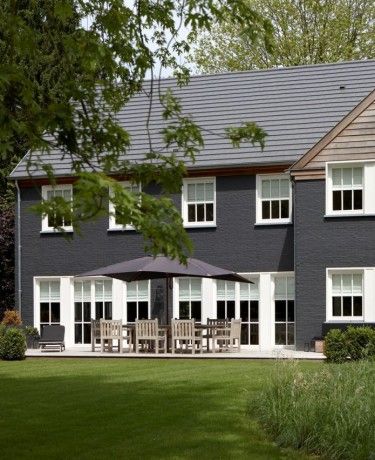 charcoal exterior gray paint grey brick colors painted dark houses colonial kendall modern farmhouse colour windows colours should siding homes