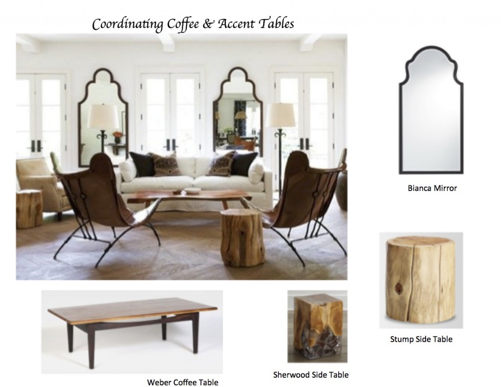Coffee Accent Tables Like A Designer, Should My Coffee Table And End Tables Match