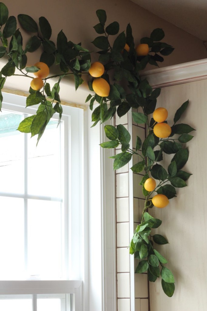 Fresh Solution for an Expensive Problem: Kitchen Valance | Maria Killam