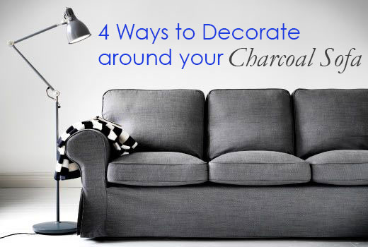 4 Ways To Decorate Around Your Charcoal Sofa Maria Killam