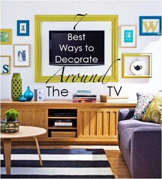 Remodelaholic  95 Ways to Hide or Decorate Around the TV