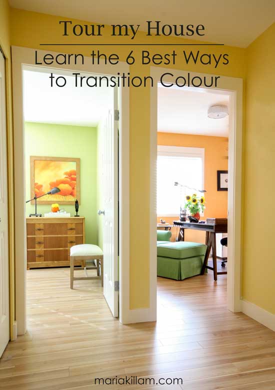 Tour My House Learn The 6 Best Ways To Transition Colour