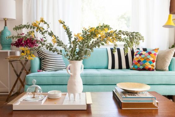 Why a Colourful Sofa is as Timeless as Subway Tile | Maria Killam