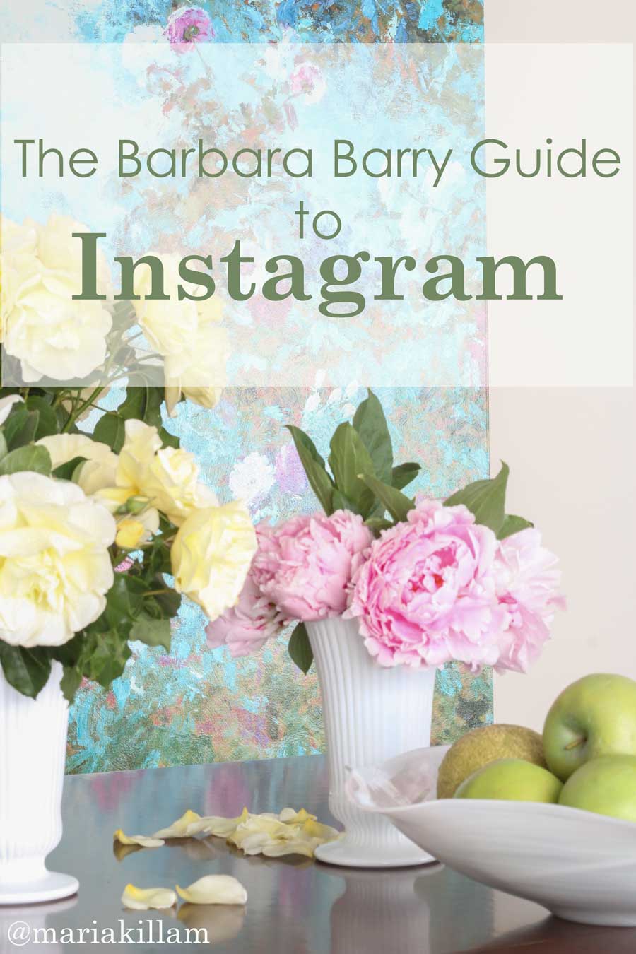 The Barbara Barry Guide to Instagram (My Living Room)