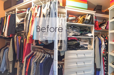 The Magical Art of Closet Organization: Before & After | Maria Killam