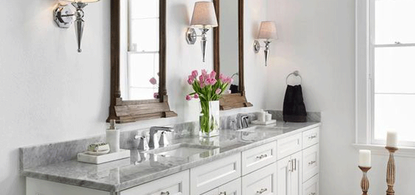 One Carrara Marble Bathroom Four Colours, What Colour Goes With Marble Tiles