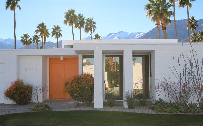 15 Best Front Door Colours in Palm Springs | Maria Killam