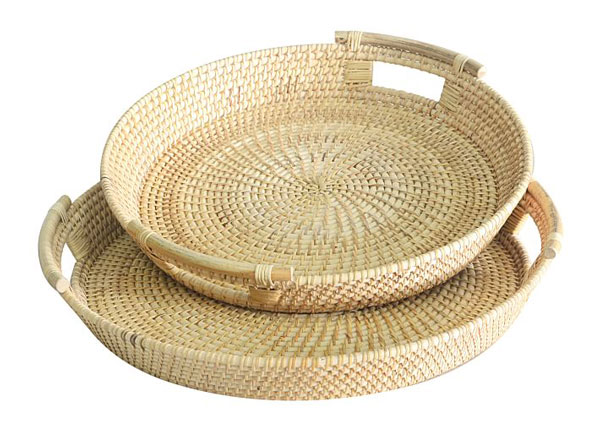 Decorative Basket Tablescape Vignette