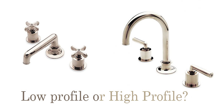 Faucets High Or Low Profile Yay, Do High Arc Bathroom Faucets Splash