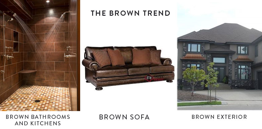 Brown Colour Trend Home Decor