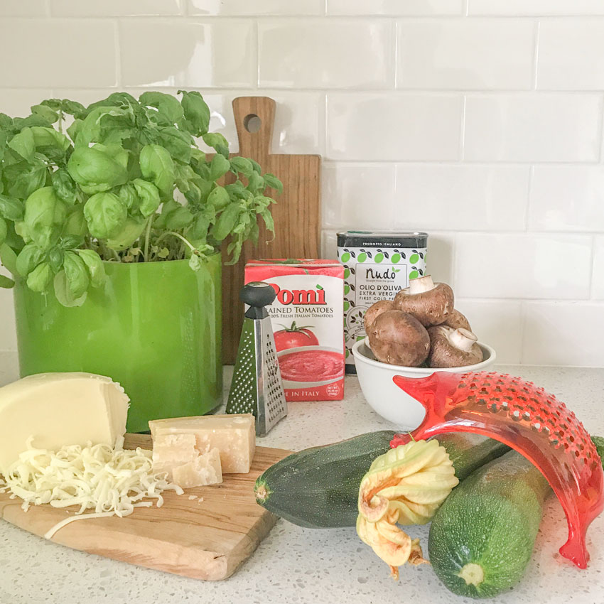 Best Zucchini Lasagna Recipe ingredients