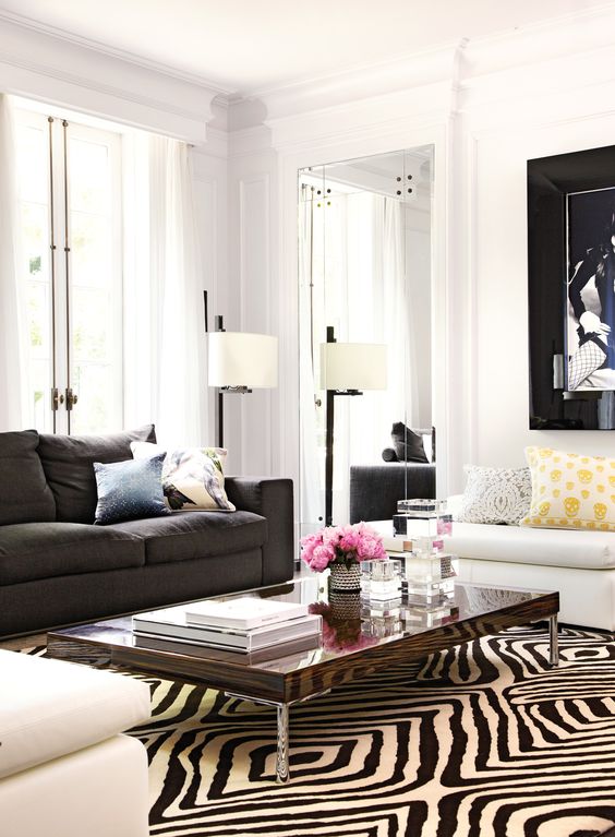 Colours Work Best With Black Furniture, Best Colour Cushions For Black Leather Sofa