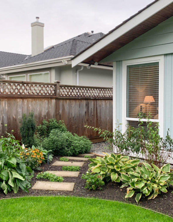 From Grey Gardens Disaster to a Timeless Blue Exterior; Before & After