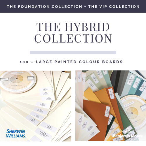 Updated Hybrid Collection Large Painted Colour Boards
