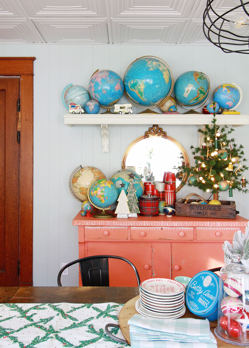 Vintage Globe Collection Styling