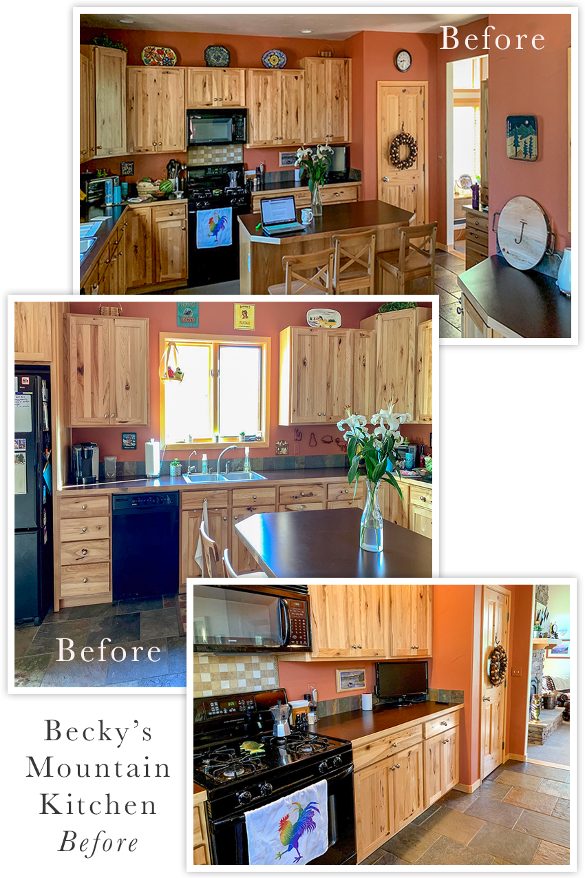 Rustic Mountain Kitchen Makeover Before