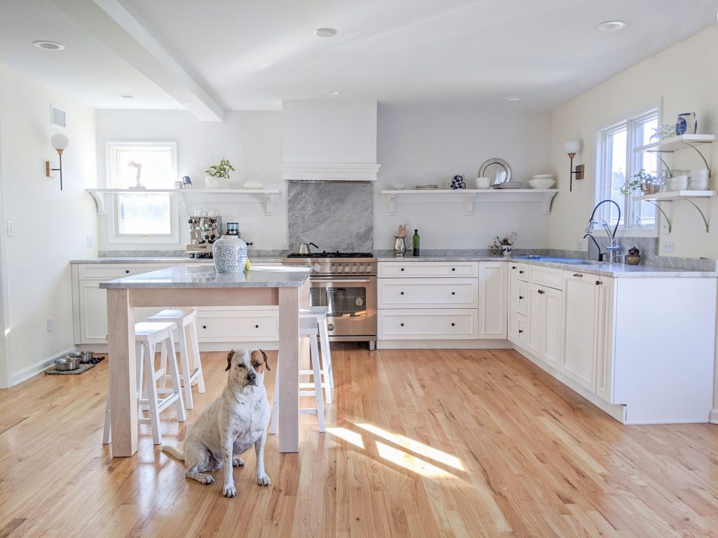 The No Backsplash Alternative To Subway Tile Before After Maria Killam