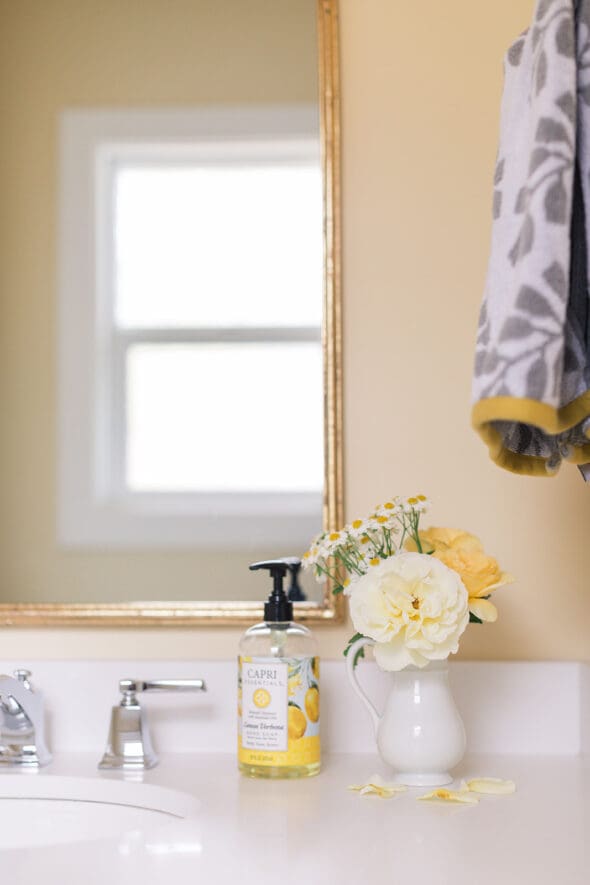 Kelly's Happy Yellow Powder Room: Before & After - Best Yellow Paint
