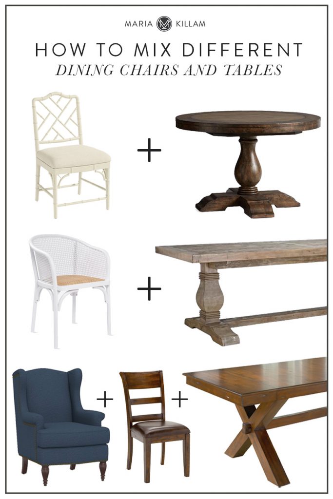 Different Dining Chair and Table Combos