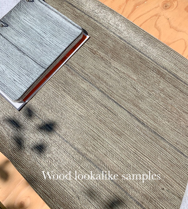 Wood Looking Vinyl Decking Colours