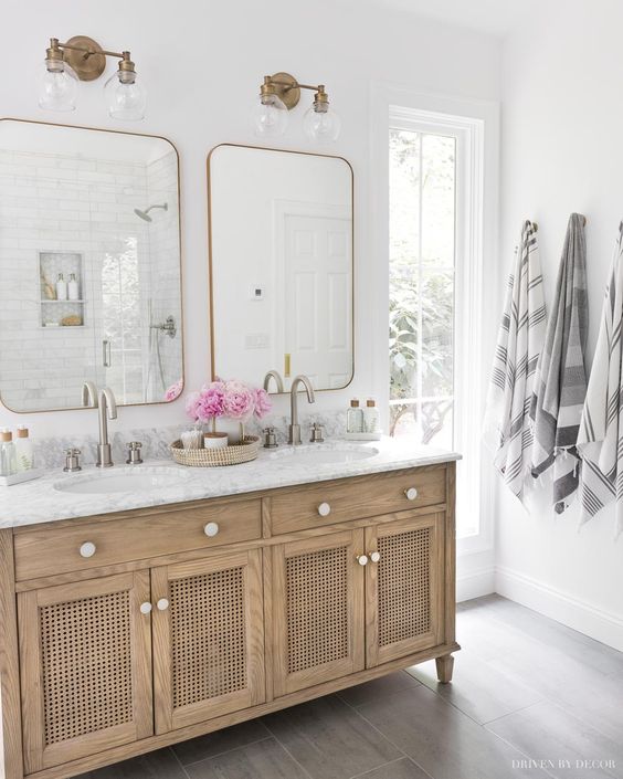 Is Brass Out How To Mix Metals Like A, Bathroom Vanity Hardware Brushed Nickel