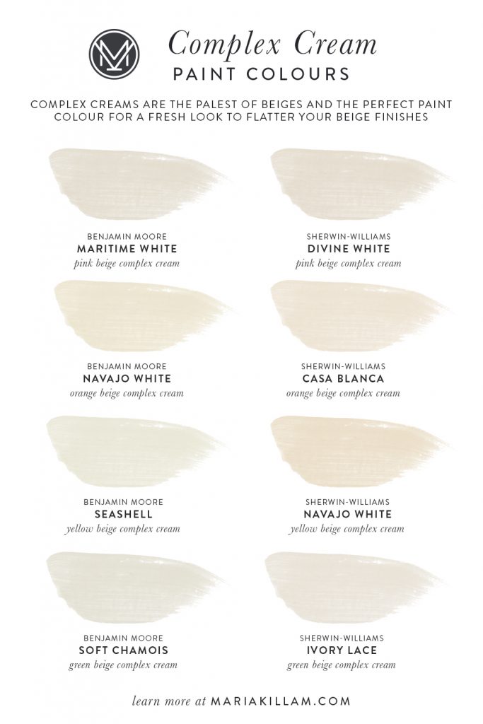 Complex Creams And Why You Need To Understand Them Colour Trends - What Is A Good Creamy White Paint Color
