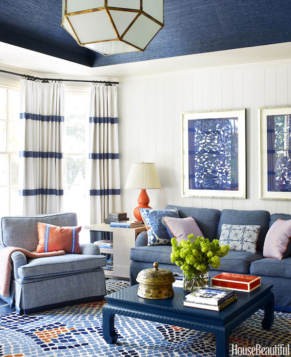 blue living room colour palette