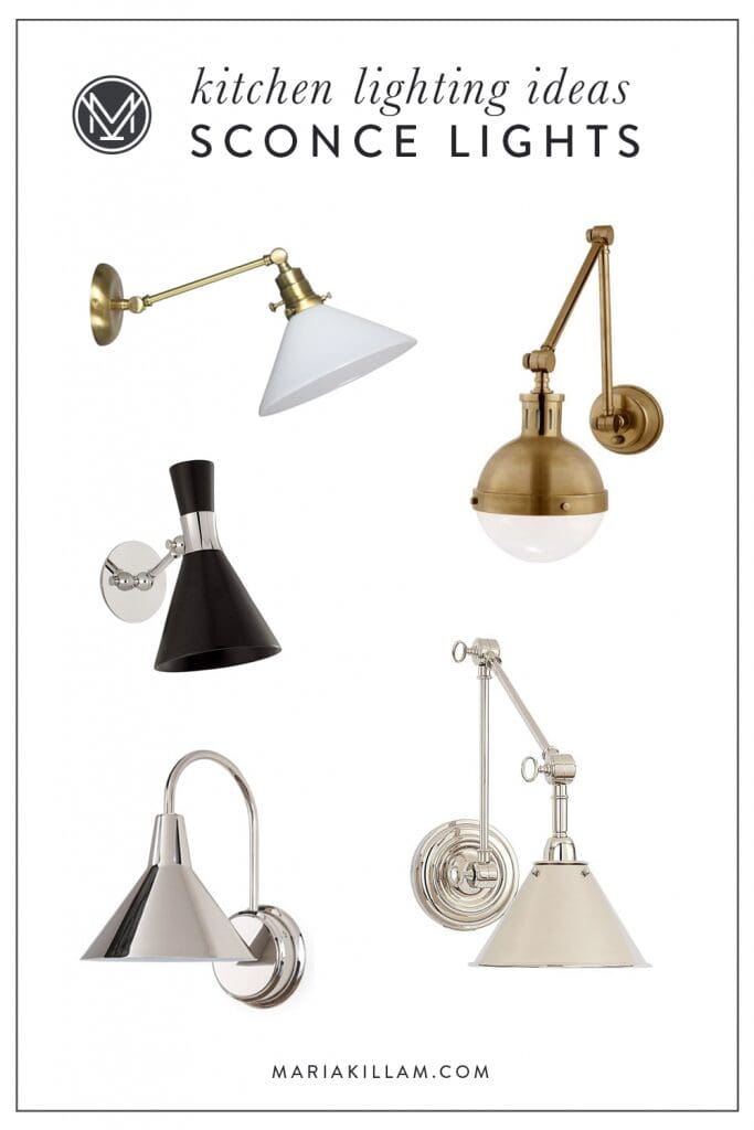 kitchen sconce light ideas swing arm Kitchen Sconce Lighting Ideas