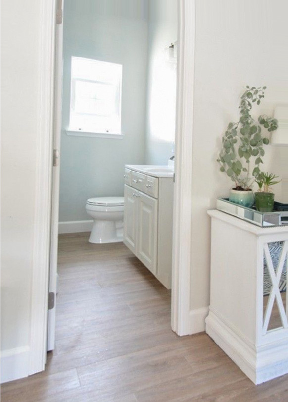 How to lay sheet vinyl flooring in a complex, larger space. Our DIY kitchen  reno slate-look vinyl / Create / Enjoy