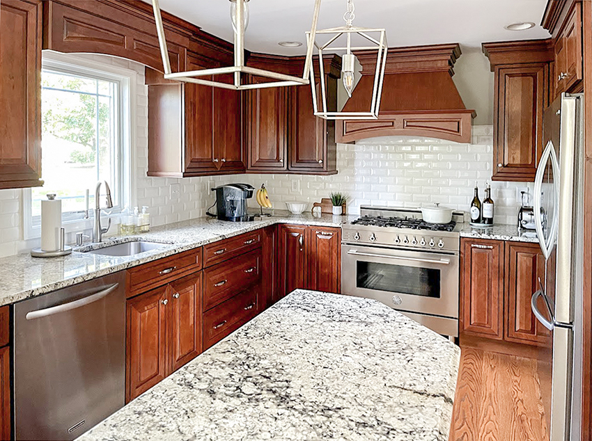 Update For A Kitchen With Wood Cabinets