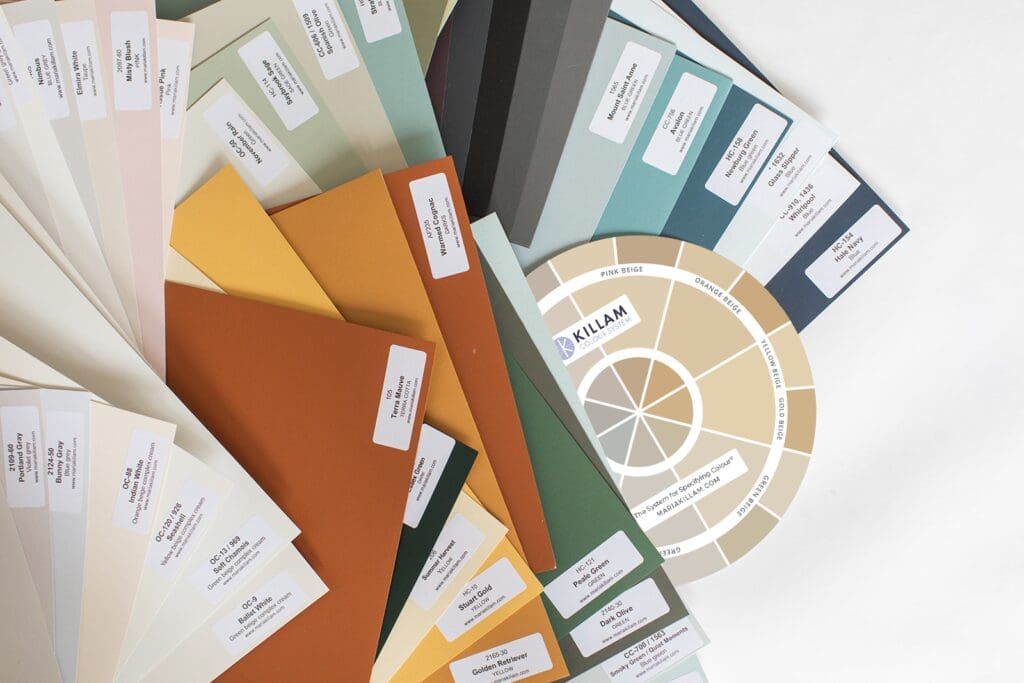 Large Painted Colour Boards