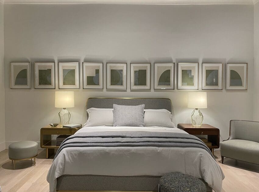 blue grey bedroom