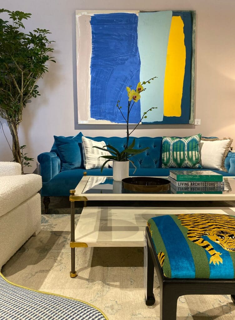 yellow accent colour trend