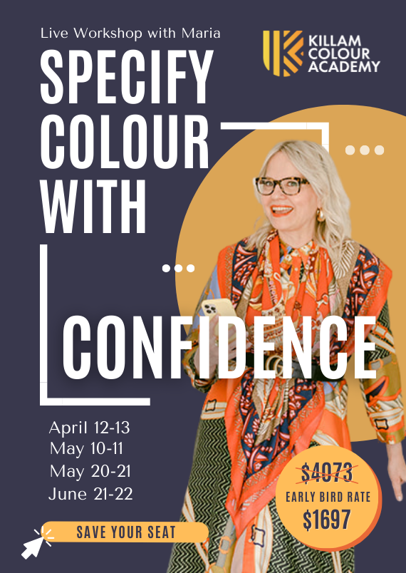2023 Specify Colour with Confidence colour training workshop