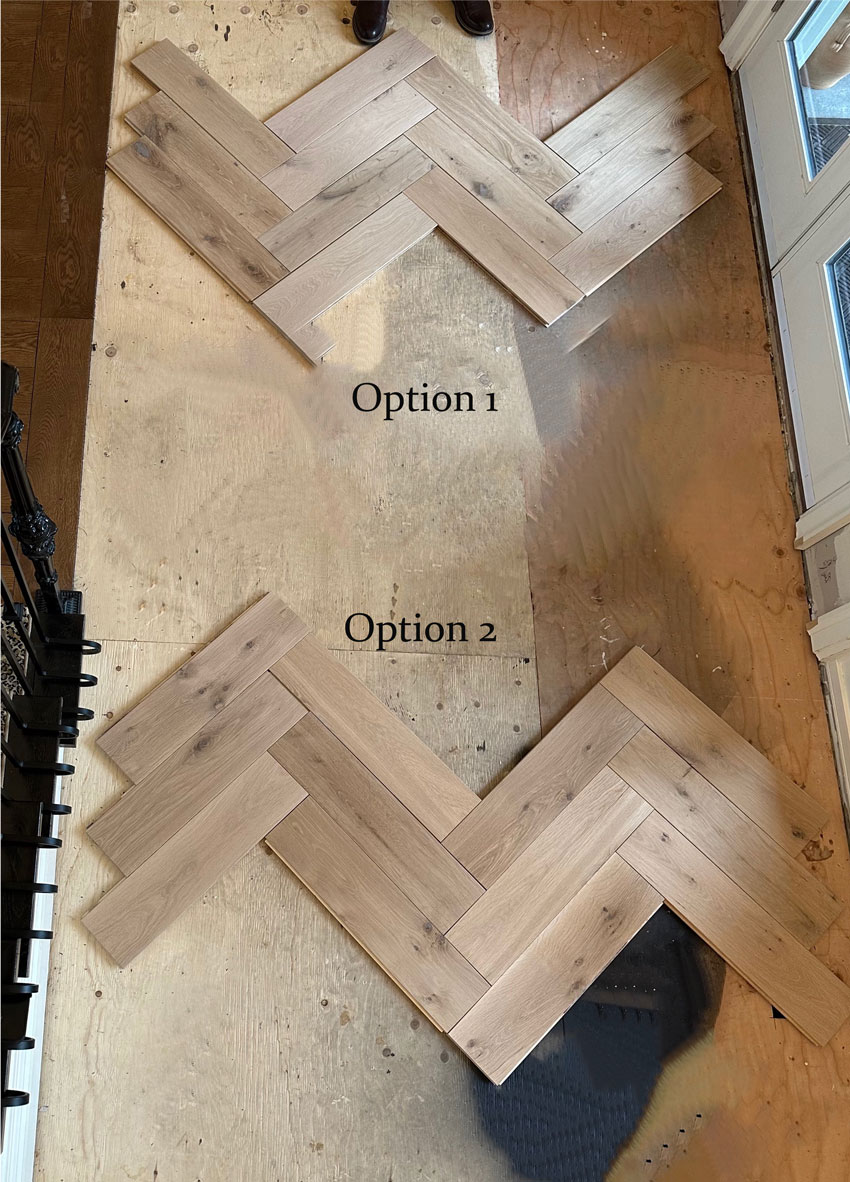 How To Know If Its Timeless Our Herringbone Floors Before And After