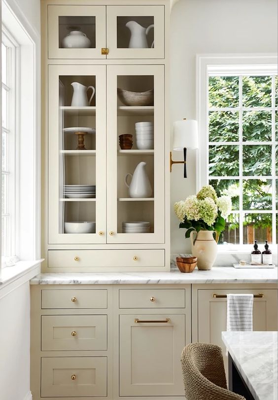 Light beige kitchen