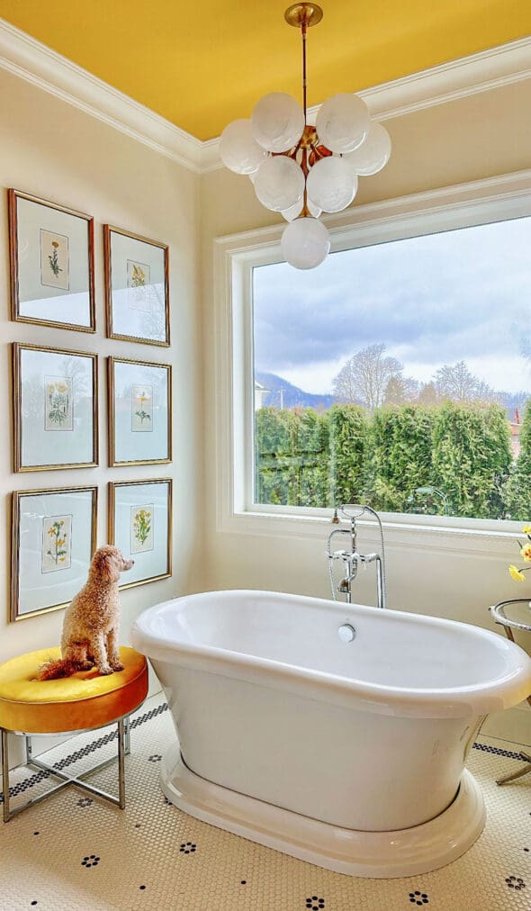 Timeless Penny Tile in My Bathroom Renovation - Bathrooms