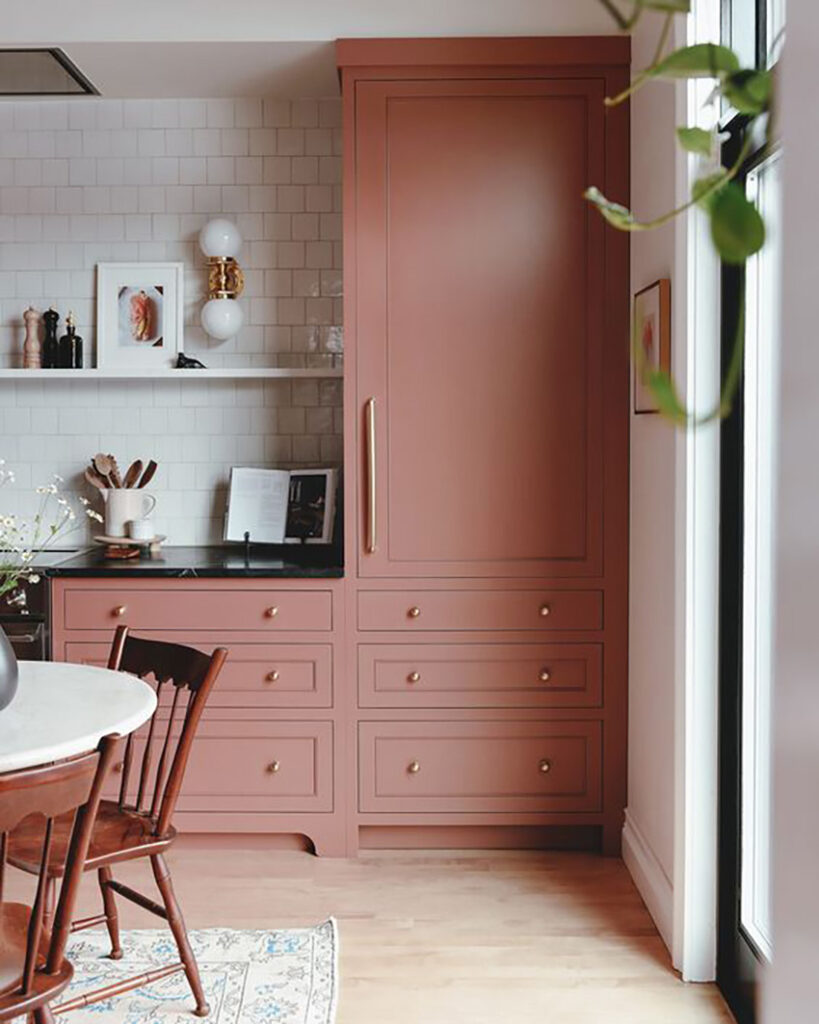 Coral kitchen cabinets