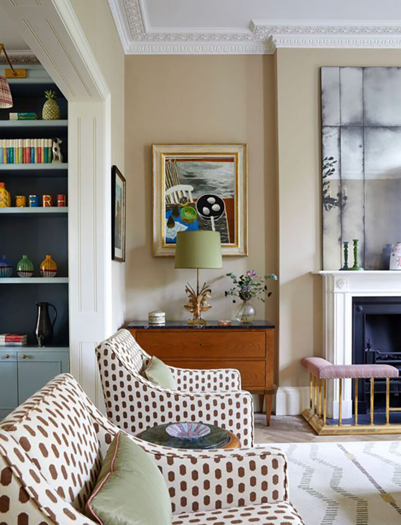 Beautiful beige living room