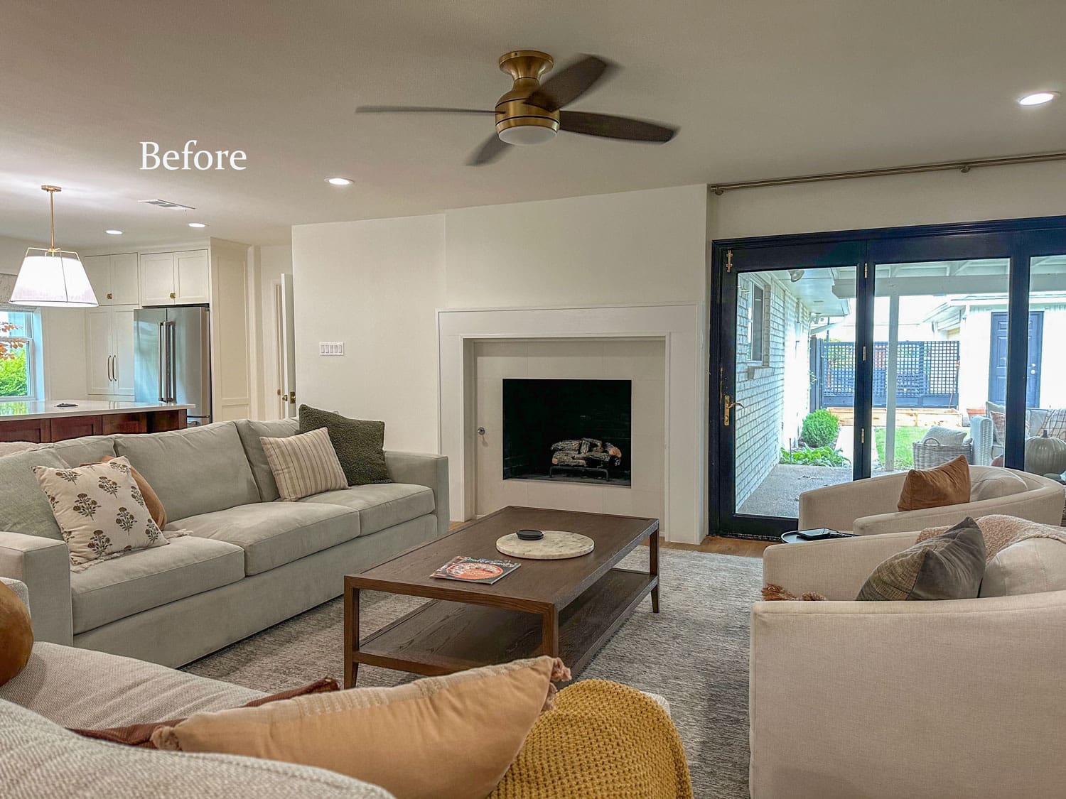 Decorating with an Accent Colour (no paint required): Before & After ...