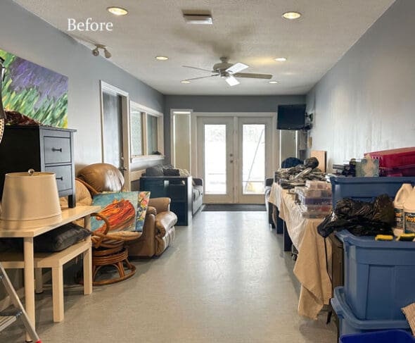 From Grey Walls to Happy Colour; before and after - Colour Rescue