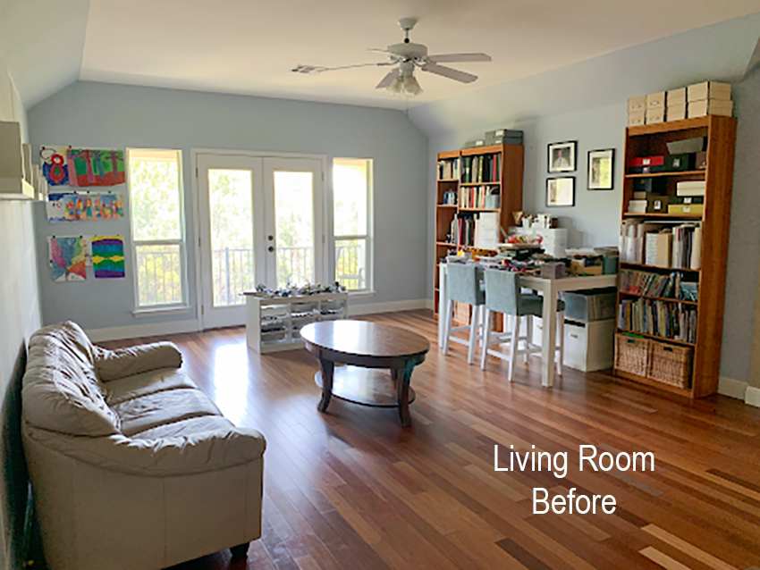 living room before