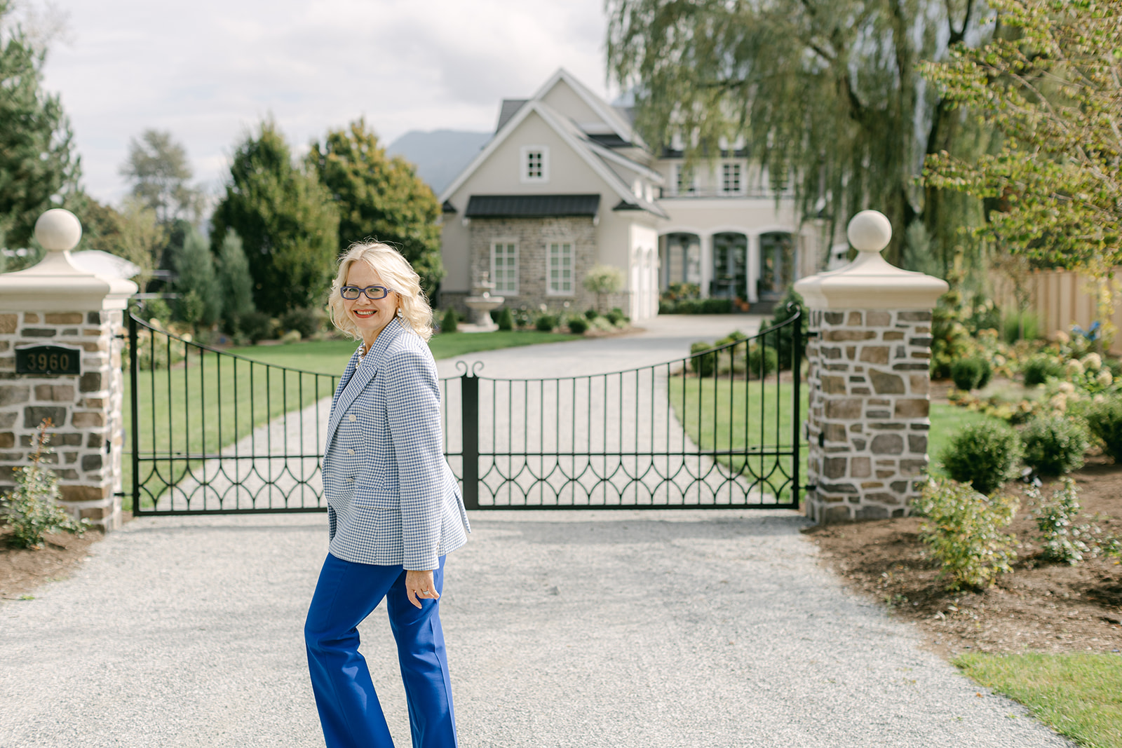 Maria Killam French Country gate exterior