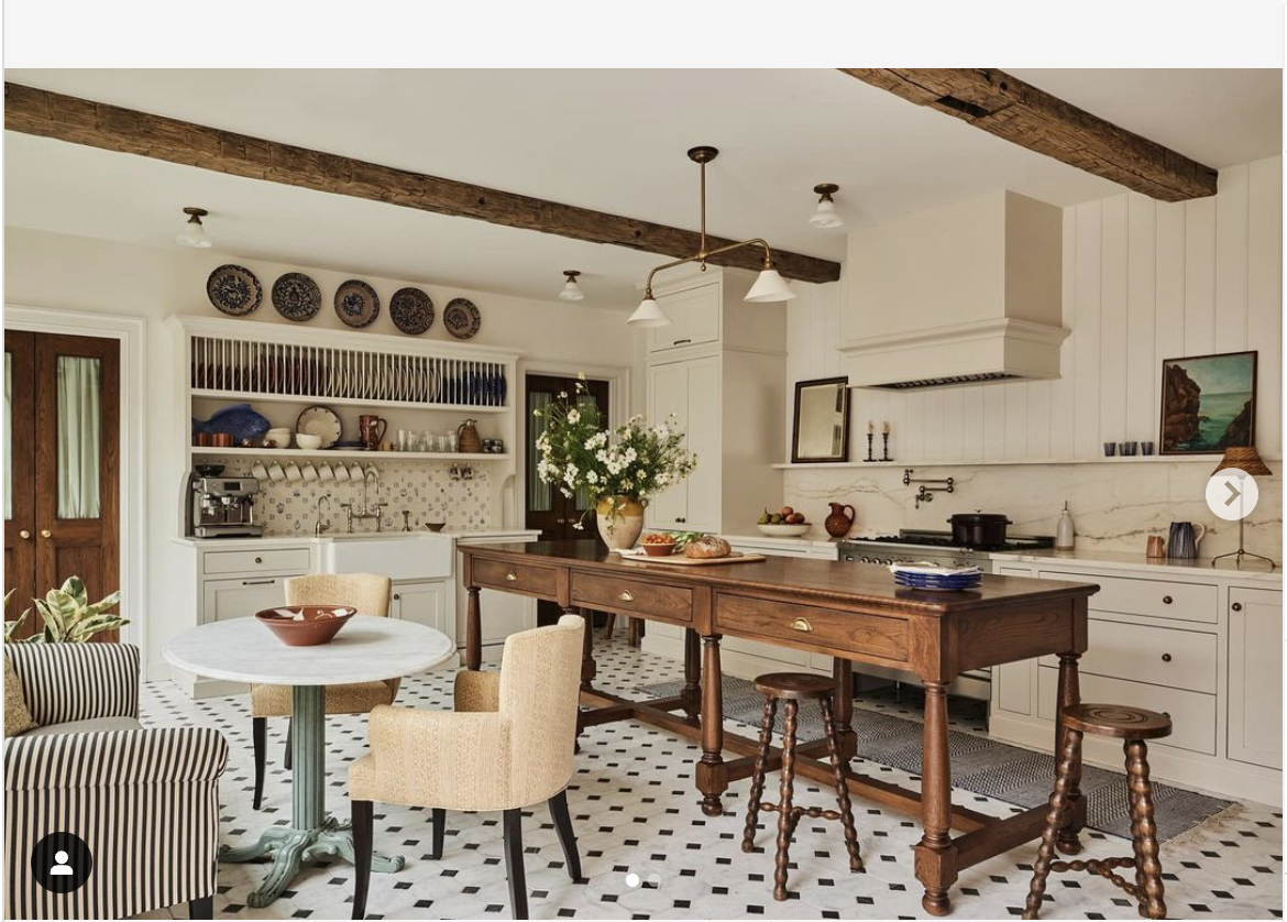 black and white floor kitchen antique bakers table