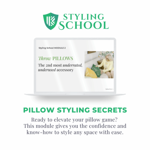 Styling School: Pillow Styling Secrets